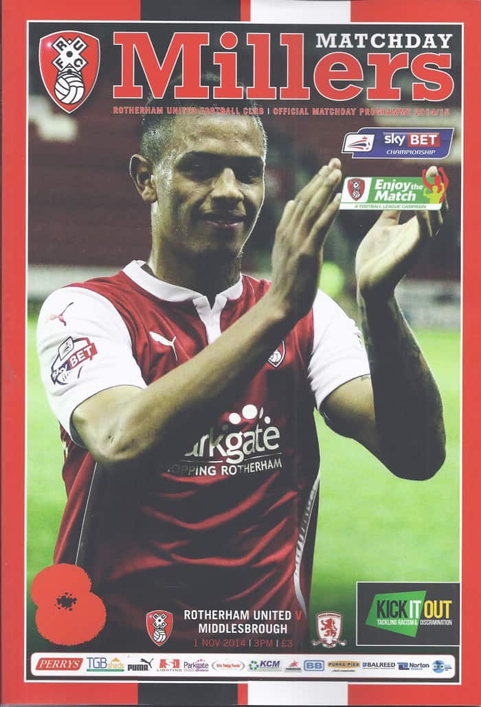 Rotherham United FC v Middlesbrough FC